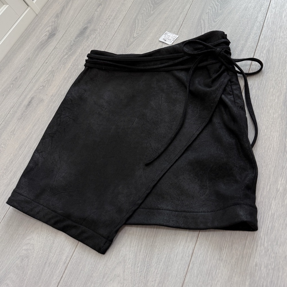 NWT FREE PEOPLE Asymetrical Textured Mini Skirt